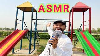 ASMR in Public Park Tapping and Scratching Sounds Give You Tingles | Outdoor Asmr