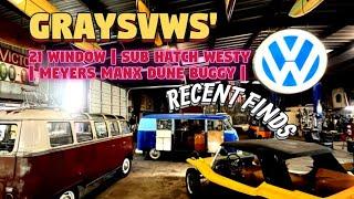 GRAYSVWS' LATEST FINDS | 21 WINDOW | SUB HATCH WESTY | MEYERS MANX DUNE BUGGY | Ep 23 | Shop Talk |