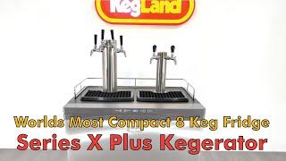 Worlds' most compact 8 Keg Kegerator – ITS HERE! No need to build a keezer get this Keg Fridge!