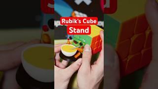 The cutest #rubikscube stand?