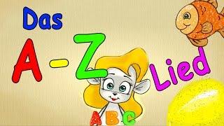 ABC Alphabet Song Deutsch Kinderlied - A-Z mit Umlauten - Lern mit mir das ABC