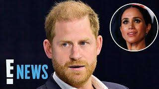 Prince Harry Addresses DIVORCE Rumors Surrounding Him and Wife Meghan Markle | E! News