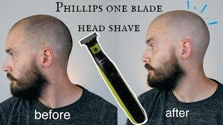 SHAVING MY HEAD - Phillips one blade head shave review *IMPRESSIVE*