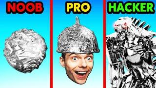 NOOB vs PRO vs HACKER FOIL TURNING