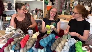 Chronicles of Yarnia ~~ Backyard Fiberworks + One More Row Press Trunk Show!