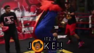 KILLER CLOWN PRANK GOES WRONG - QUEENZFLIP GETS HIT BY DANNY GARCIA