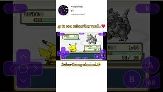 Won volcanobadge.. #pokémon #pokemonvideo #pokemonashgrayhindi #gaming #pokemongameplayinhindi