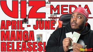 Viz Media Manga Releases for April, May, and June 2022