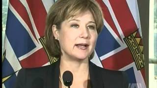 B.C. Premier back from vacation