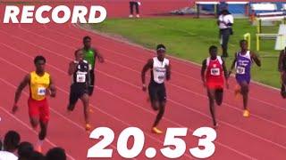 GARY CARD STUNNING 20.53 RECORD RUN | CLASS 1 200m FINALS Corporate Area Champs 2025