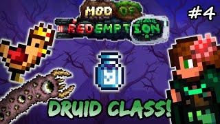 The Mighty King Chicken! Terraria Mod of Redemption DRUID CLASS Let's Play #4 | MoR Playthrough!