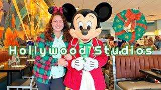 Festive HOLLYWOOD STUDIOS Day! Minnie’s HOLIDAY Dine & More! Walt Disney World Vlogs 2024