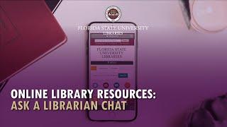 FSU Libraries: Ask A Librarian Chat