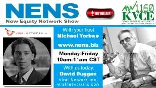 David Duggan, CEO, Viral Network Inc., Seg. 3 5/21/15 New Equity Network Show