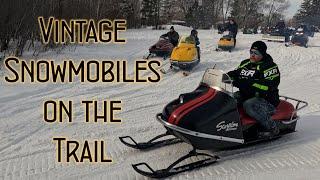 Vintage Snowmobile Trail Ride -  Stillwater Snowmobile Club at Blacksmith Lounge 2023