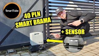 WiFi Gate for PLN 40 with an opening sensor! Better than Shelly? | Installation and Test  FAAC 740