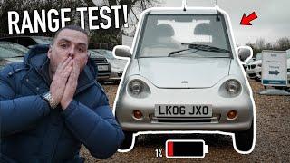 RANGE TESTING A 15 YEAR OLD ELECTRIC CAR!