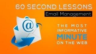 60 Second Lessons: Effective Email Management