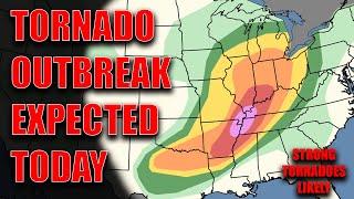Tornado Outbreak Expected Today Into Tonight! High Risk Now Issued.. Dangerous Week Of Weather!