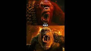 Skar King vs Kong All Versions | #kong  #godzillaxkongthenewempire #battle #edit