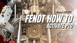 Fendt How To: Activate PTO