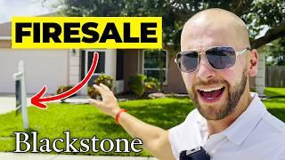 “For sale signs are everywhere”. Blackstone liquidating houses in Florida.