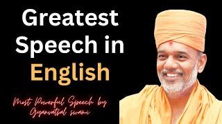 Greatest Speech in English #gyanvatsalswami #motivation #entrepreneur #baps