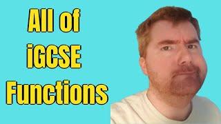 All of Functions iGCSE Questions in 1 Hour | WHAT YOU NEED TO KNOW