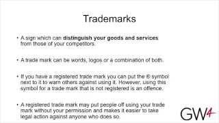 Protecting and exploiting your intellectual property: Trademarks