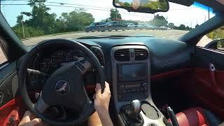 2007-2013 Chevrolet Corvette C6 Convertible Automatic POV Test Drive, 0-60 // Radial Reviews