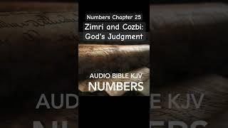 Bible, Numbers Chapter 25, Zimri and Cozbi: God's Judgment #shorts #bible #bibleverse