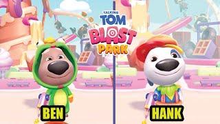 Talking Tom Blast Park - New Character Ben and Hank | Best Apple Arcade Gameplay