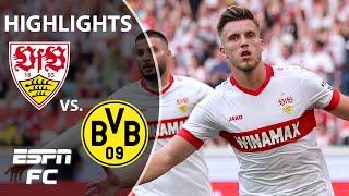 VfB Stuttgart vs. Borussia Dortmund | Bundesliga Highlights | ESPN FC