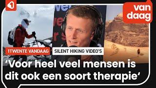Enschedeër Harmen Hoek wereldwijd geroemd om zijn 'silent hiking'-video's