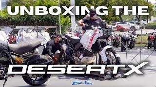 Unboxing the 2023 Ducati DesertX!! (4K)