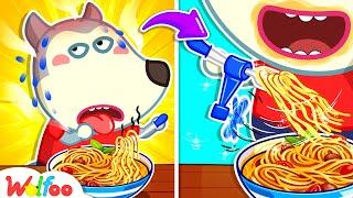 Yummy Food But It's Too Hot Wolfoo and Best Parenting Life Hacks | Wolfoo Channel New Episodes