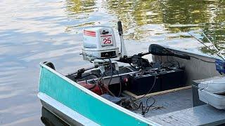 1980 Johnson 25hp lake run