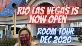 RIO LAS VEGAS RE-OPENING Dec 2020 - Carioca Suite Room 1946 Tour