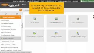 WHM (Web Host Manager) Overview