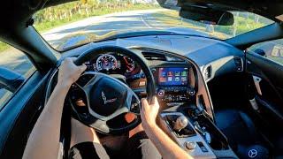 16 Year Old Drives Manual Corvette - POV Drive