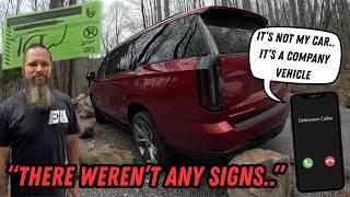 There Weren't Any Signs.. Just A Bunch Of Huge Rocks! | Illegal Parks & Winching