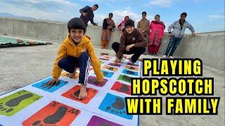 Playing Hopscotch with Family ‍️ | Fun Family Challenge | Sourav Joshi Fam