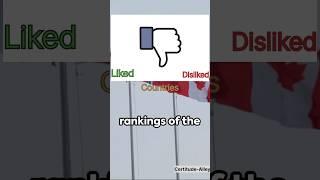 The World’s Most Admired and Despised Countries #geopolitics #culturalinsights #countryrankings