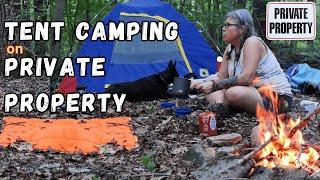 Tent Camping on Private Property in New York