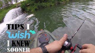 Kayak Fishing A Few Tips I Wish I Knew Before Starting! Beginners Kayak Bass Fishing