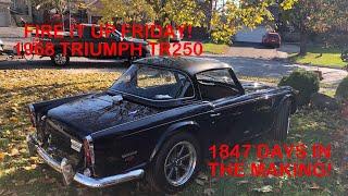 1968 Triumph TR250 Restoration Project,  Fire it Up Friday!