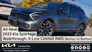 All-New 2023 Kia Sportage | Button-To-Button X-Line Limited AWD Walkthrough!