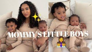 Cutest mommy and sons pictures ‍‍Rissa and Quan make the cutest babies