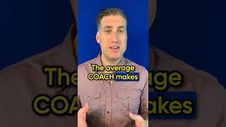 What's the average INCOME of a life coach?