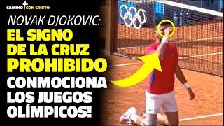 Novak Djokovic: ¡EL SIGNO DE LA CRUZ que conmociona a los JUEGOS OLÍMPICOS!